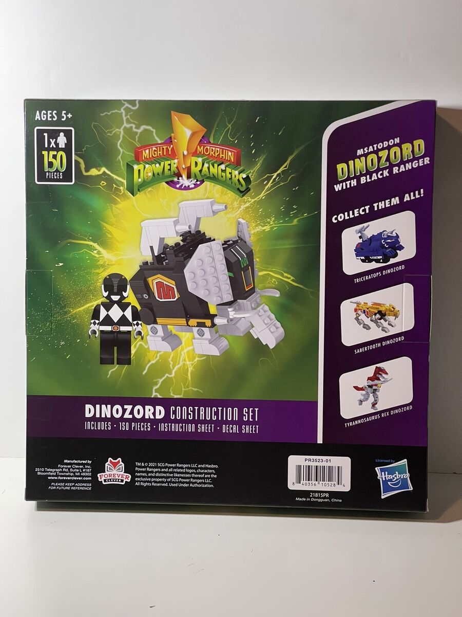 New - Mighty Morphin Power Rangers - Mastodon w/ Black