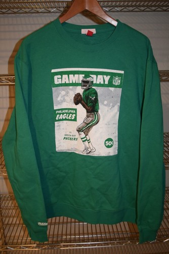 Philadelpha Eagles Mitchell & Ness Randall Cunningham Poster NEW vtg Sweatshirt