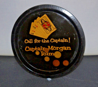 rare Vintage Beer Tray captain Morgan rum