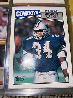 1987 Topps - Herschel Walker (RC ) Cowboys Running Back in Light Blue #264)