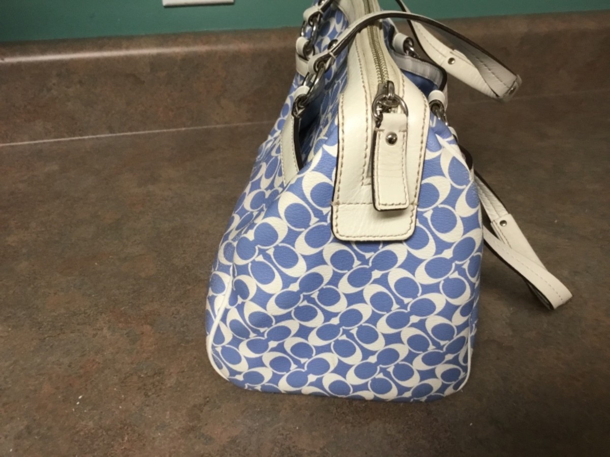 COACH F15132 CHELSEA TOTE BAG PURSE BLUE (CON19) | eBay