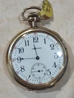 Waltham antique pocket watch with second hand gold filled 15 jewels