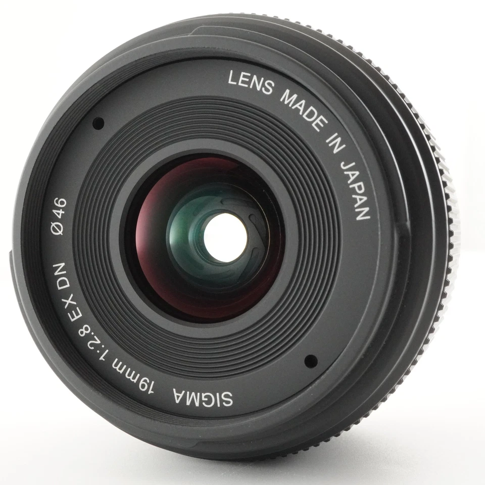 SIGMA 19mm F2.8 EX DN en caja para lente Micro Cuatro Tercios AF de Japón #4364 Foto 3 de 4