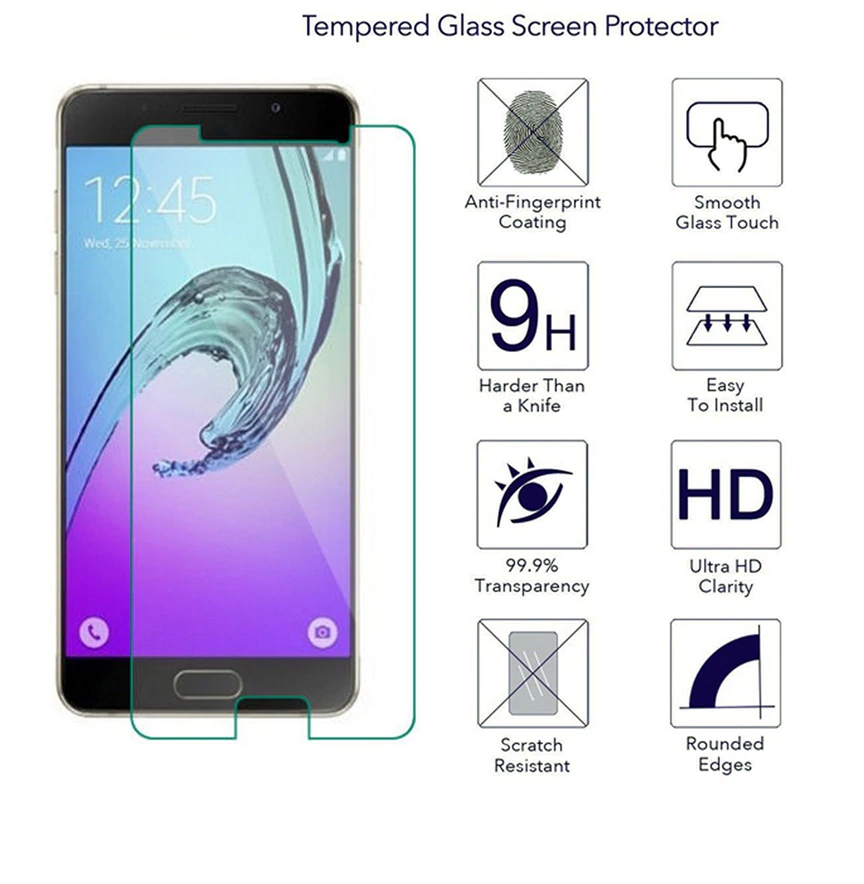 Forfølge tjener Soldat Gorilla Tempered Glass Screen Protector For Samsung Galaxy A3 2017  (SM-A320) | eBay