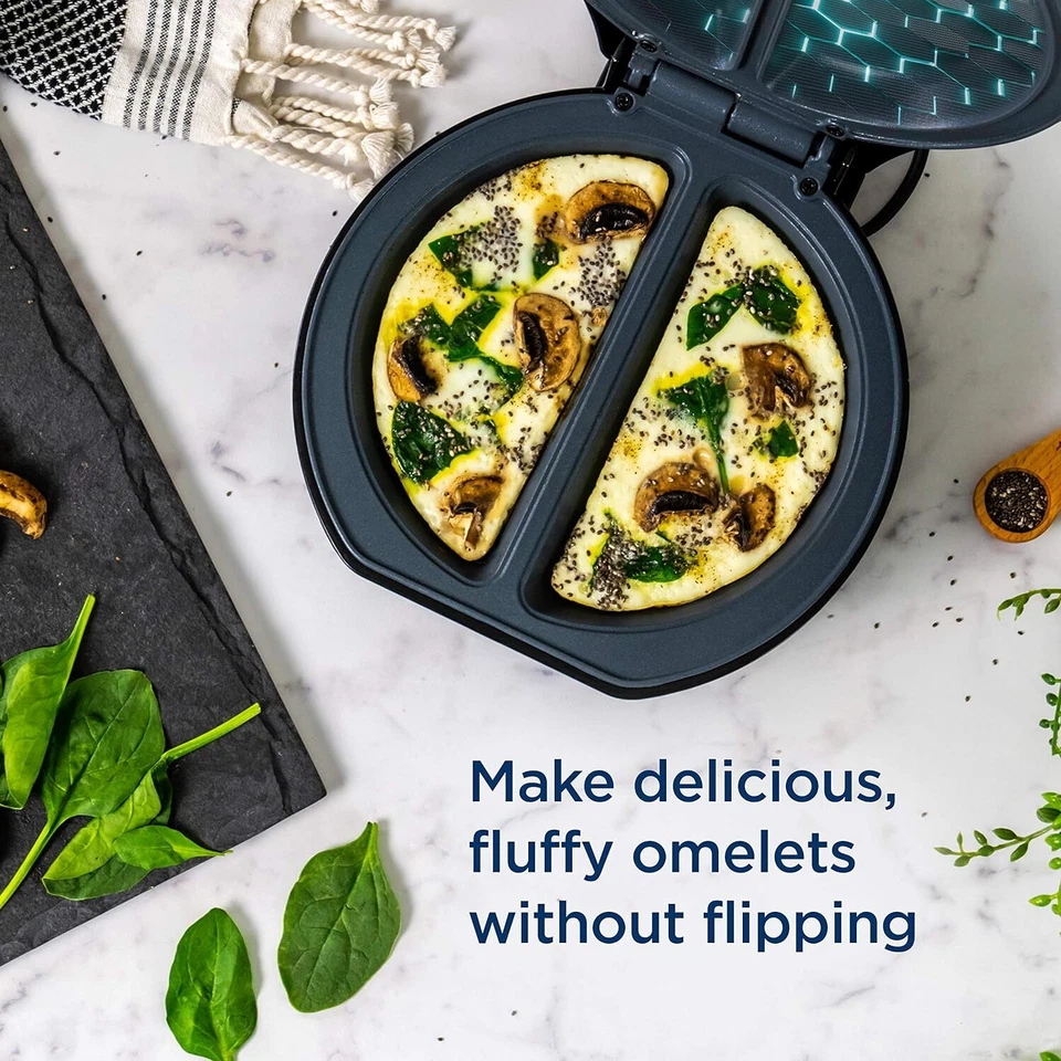 New Oster Small Non-Stick Omelet, Frittata, Snack Pocket Maker & Dessert Maker - Image 3 of 4