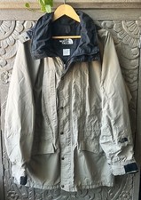 Vintage The North Face GORE-TEX Mountain Parka Jacket Mens L Beige Made in USA