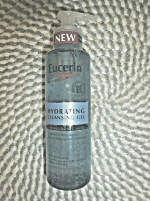 EUCERIN~HYALURONIC ACID~HYDRATING FACIAL CLEANSING GEL 6.8 OZ PUMP 97