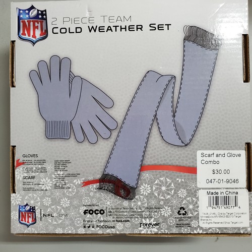 Set sciarpa e guanti da uomo Seattle Seahawks clima freddo - nuovi in scatola - Foto 4 di 7
