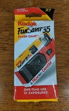 Kodak FunSaver 35 Flash Camera 27 Exposures One Time Use NOS