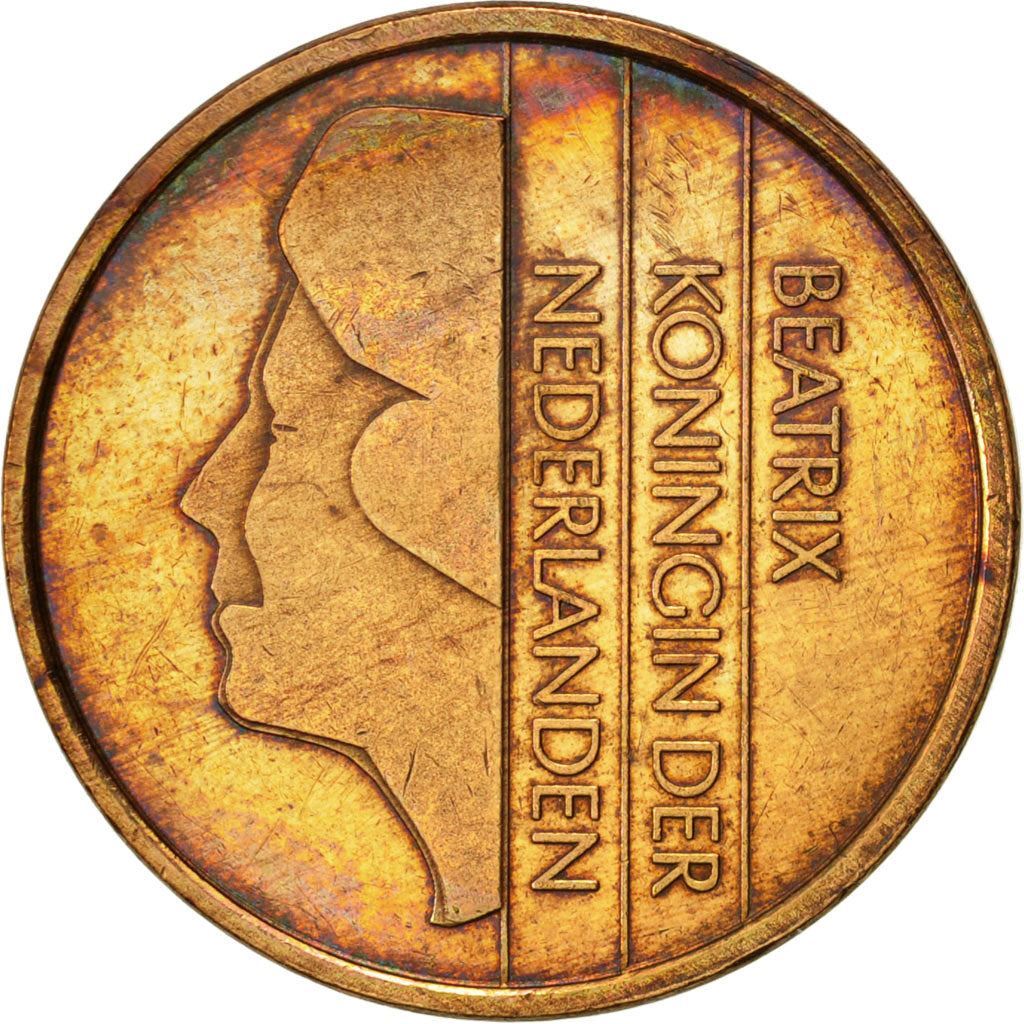 Netherlands 5 Cents | 100 Coins | Queen Beatrix | Bronze | KM202