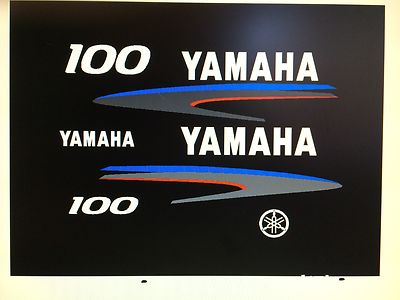 Marine Vinyl Yamaha Outboard Motor sticker Decal sticker Kit 20 hp