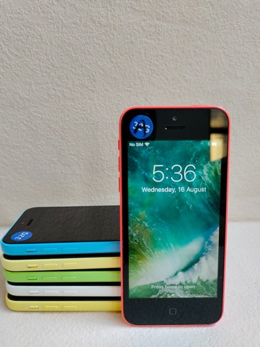 90%N ew Apple iphone 5C UNlocked 8/16/32GB White/Yellow/Green/Pink/Blue Gift - Afbeelding 9 van 12