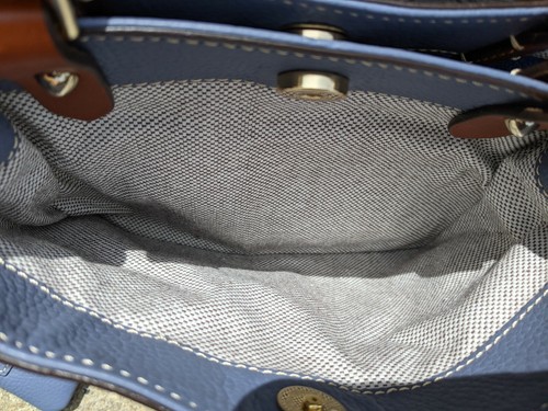 Cartera Dooney & Bourke azul Guijarros con billetera y llavero solo hombro corto - Imagen 8 de 12