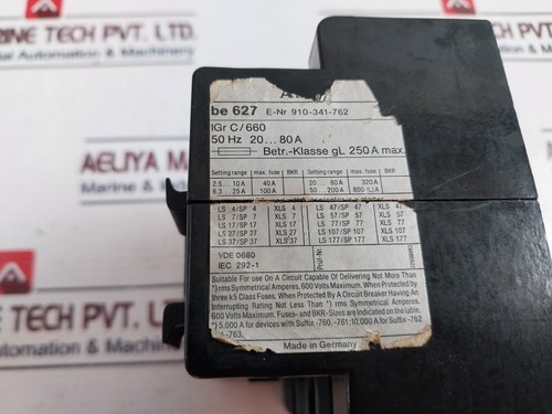 AEG BE 627 Strom Transformator 910-341-762 20-80A 50Hz - Bild 6 von 7