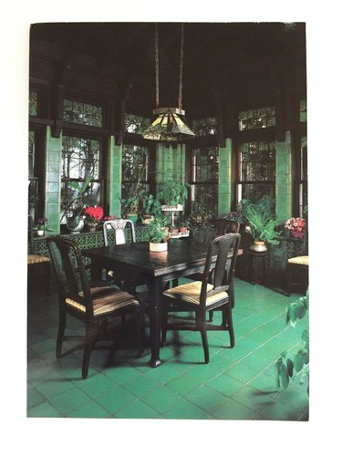 3 Vtg Postcard Glensheen Duluth MN Breakfast Room Rockwood Tile Jacobean Revival - 第 6/7 張圖片
