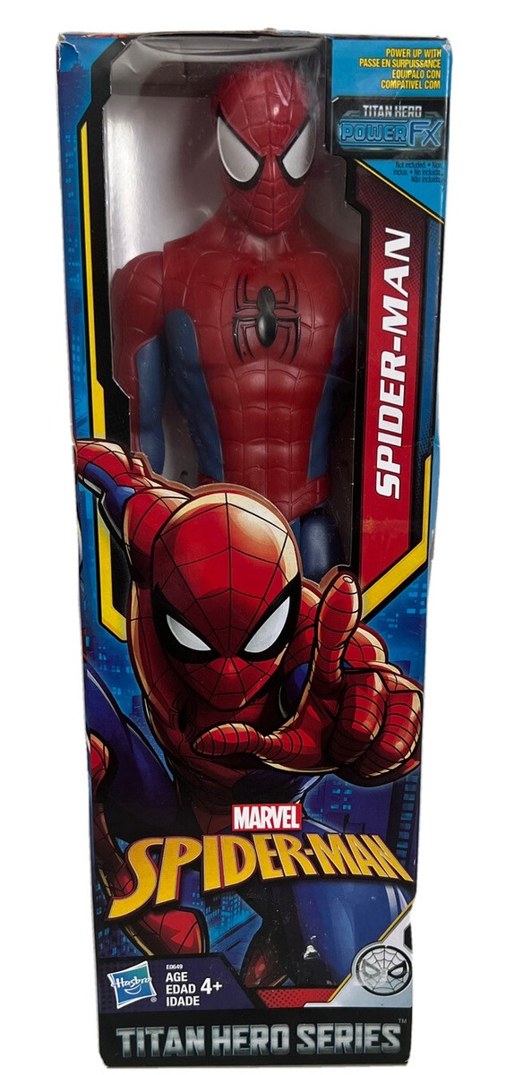 MARVEL Spider-Man Action Figure -Titan Hero Series Power FX, Hasbro Age 4+,  New