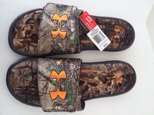 under armour camo sandals