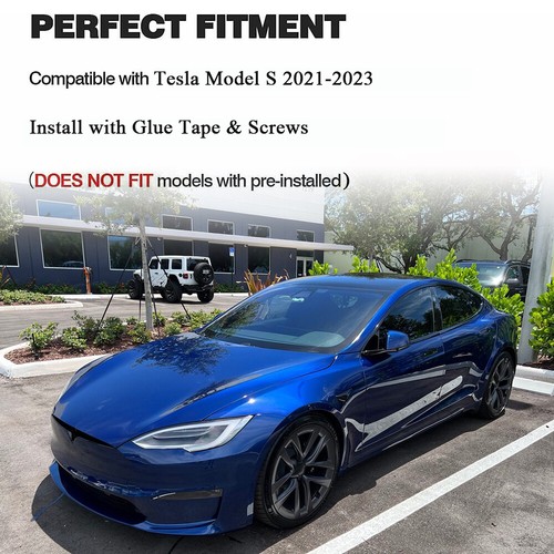REAL CARBON Front Bumper Lip Rear Diffuser Side Skirt BODYKIT For Tesla Model S - Picture 3 of 15