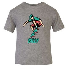 Boys Personalised Skater T Shirt Birthday Gift Idea For Son Boy Christmas