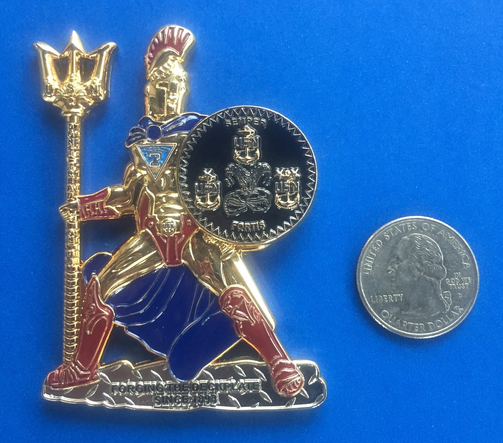 US NAVY CHALLENGE COIN - PATROL RECONNAISSANCE WING 2 (PATRECON WING 2) CPO