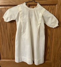 Vintage Girl  s Embroidered Long Sleeve Handmade Dress