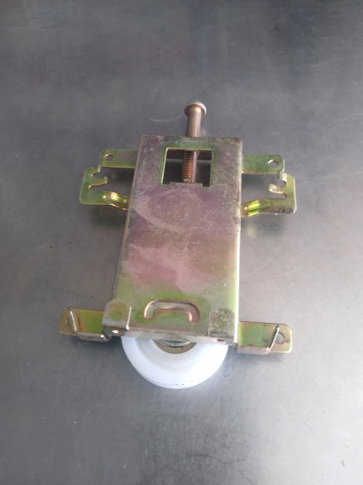 2 Cox Espejo Armario Puerta Rodillo Inferior 1-1/2 Rueda Nylon Convexo Foto 2 de 3