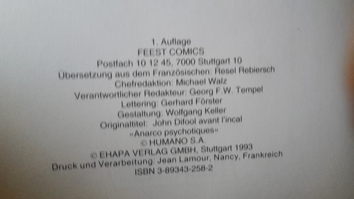 John Difool Band 10 : Arnacho-Psychoten 1.Aufl. Z 0 - 1 Feest 1993 - Bild 4 von 8
