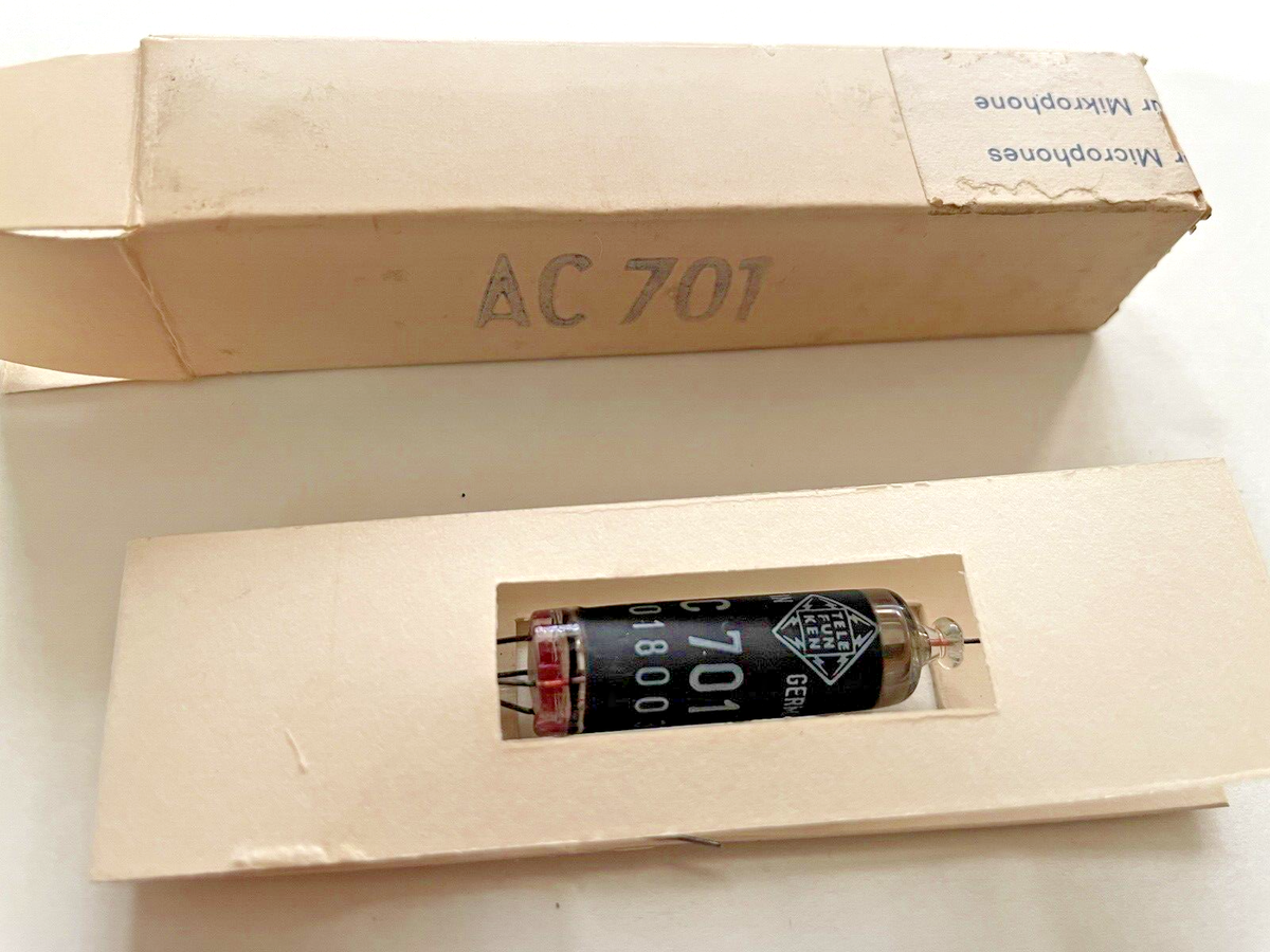 Telefunken AC701 Tube (NOS) | eBay