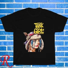 New Tank Girl Charlie Black/Grey/Navy Size S-3XL Unisex T-Shirt