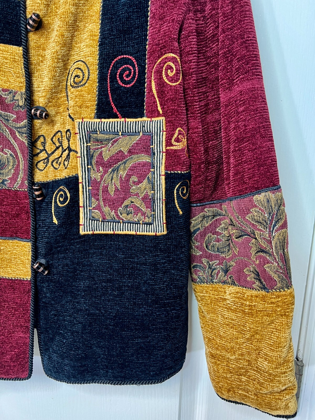 Allure Women's Jacket Patchwork Brocade Blazer Ba… - image 4