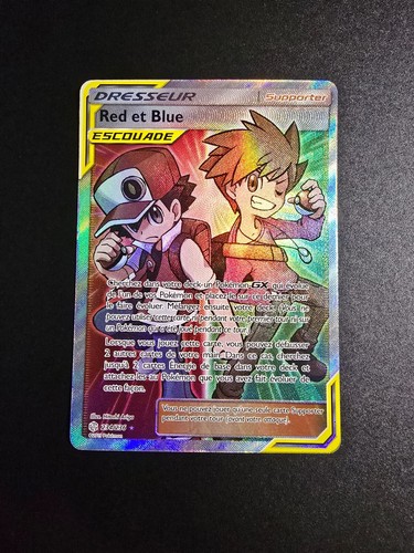 Carte Pokémon Red et Blue 234/236 Eclipse Cosmique FR Soleil Et Lune