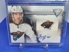 2013-14 Panini Titanium Reserve Signatures Jonas Brodin Minnesota Wild 