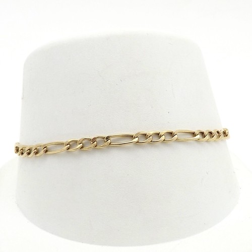 14K 585 Italian Gold Figaro Link 