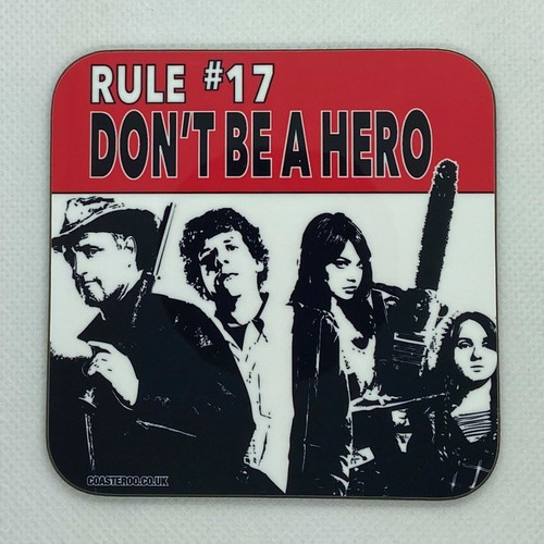 ZOMBIELAND - Las 10 reglas - Posavasos para bebidas / Alfombrilla de bar - Tablero duro / Acabado brillante - Imagen 22 de 31
