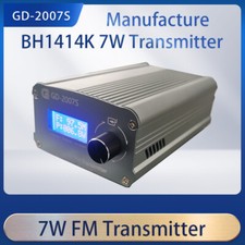 GD-2007S 7W FM Transmitter Stereo PLL Broadcast Transmitter Antenne Adapte