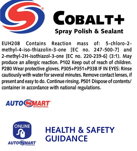 Autosmart Cobalt, nano spray polish & sealant 5L, Official - Picture 7 of 7