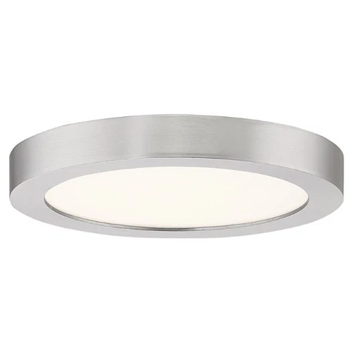 Quoizel Lighting OST1711W Outskirt - 15W 1 LED Flush Mount - 1 Inch high - Picture 1 of 2