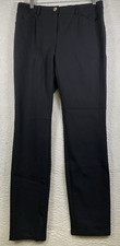 Escada Women's Black Dress Pants Rise Straight Leg, Size 36