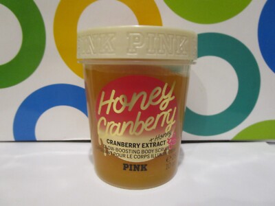 VICTORIA'S SECRET ~ HONEY CRANBERRY GLOW BOOSTING BODY SCRUB ~ 10 OZ