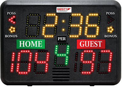 Multisport Indoor Tabletop Scoreboard- Used for Basketball, Wrestling and More