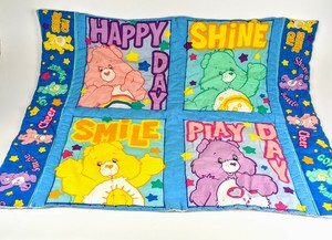 Care Bears "Cheer Bear" Blanket with Pacifier Loop ...