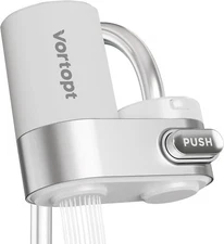 Faucet Water Filter, Mechanical Switch Button - 350 Gallons Water Purifier