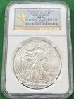 2012 (W) Silver Eagle NGC MS 69 First Releases Star Label From Mint Box #19