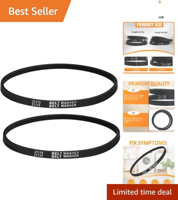 #ad #ad Reliable 12112425 Washer Belt Kit for Performance Includes Pump amp; Drive V Belt $20.39