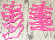Barbie Doll Pink Hanger Mattel Lot of 11 Hangers Only 
