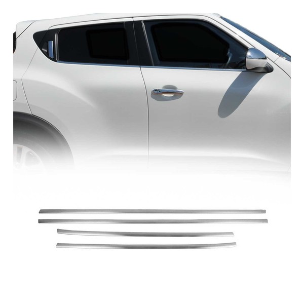 Fensterleisten Zierleisten FüR Nissan Juke 2010-2020 Edelstahl Chrom 4Tlg-image