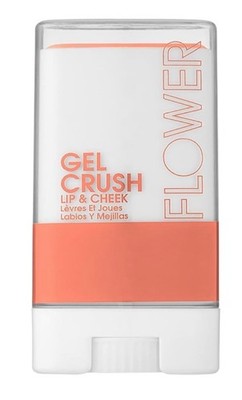 Flower Beauty Gel Crush Lip & Cheek Cream Blush & Lip Tint 0.33 oz. Peach Crush