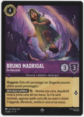 Lorcana Disney Set 9 Legenden Ita Italienisch Trading Card Game Kartenspiel Fabled