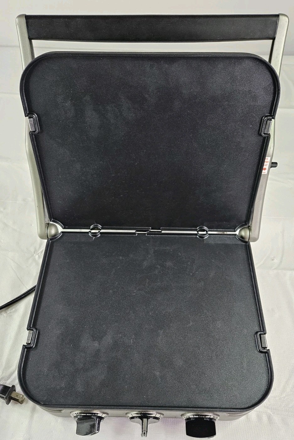 Cuisinart Griddler Stainless Steel Panini Press Sandwich Tested Sanitized GR-4N