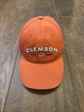 Vintage Nike Clemson Tigers Hat Adjustable Strapback Cap Orange Purple EST. 1889